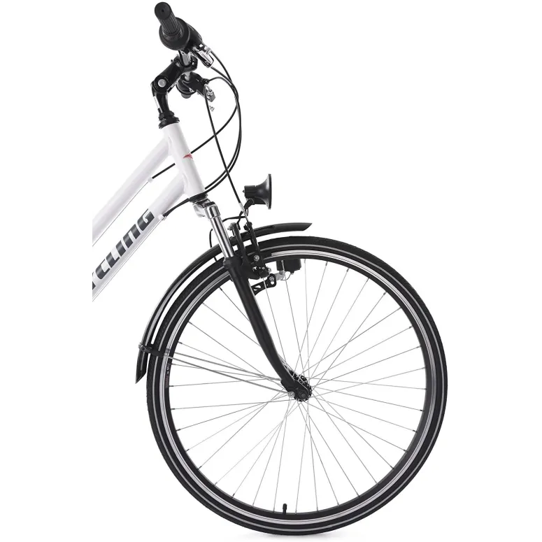 Rower Trekkingowy 28 Damski Turystyczny Aluminium 21 Biegów Światła Dzwonek