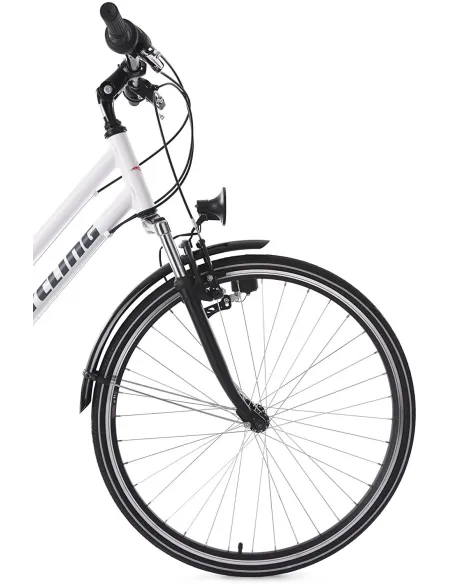 Rower Trekkingowy 28 Damski Turystyczny Aluminium 21 Biegów Światła Dzwonek