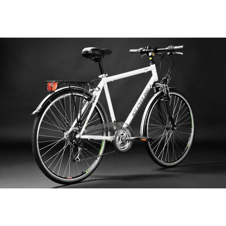 Rower Męski Trekkingowy 28 Stalowy Turystyczny Bagażnik Błotniki Światła