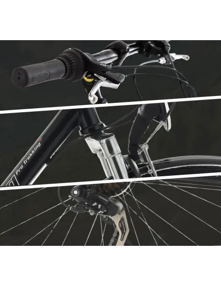 Rower Męski Trekkingowy 28 Turystyczny Bagażnik Shimano V-brake Światła