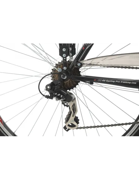 Rower Męski Trekkingowy 28 Turystyczny Bagażnik Shimano V-brake Światła