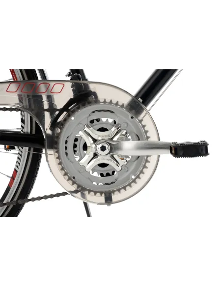 Rower Trekkingowy Męski 28 Oświetlenie Bagażnik Dzwonek Stopka Turystyczny