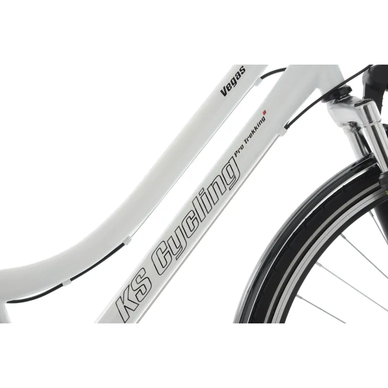 Damski Rower Trekkingowy 28 Wygięta Kierownica