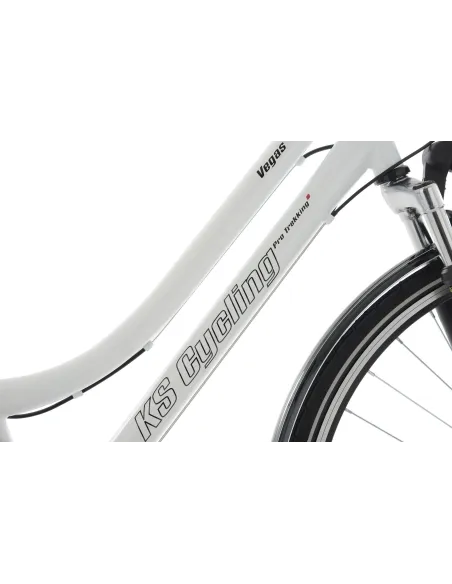 Damski Rower Trekkingowy 28 Wygięta Kierownica