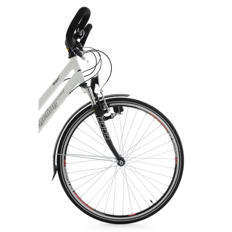 Damski Rower Trekkingowy 28 Wygięta Kierownica