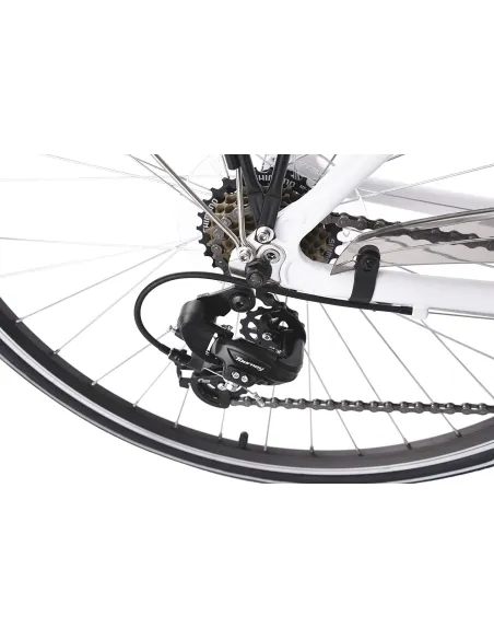 Rower Trekking Turystyczny Damski 28 ALU Światła