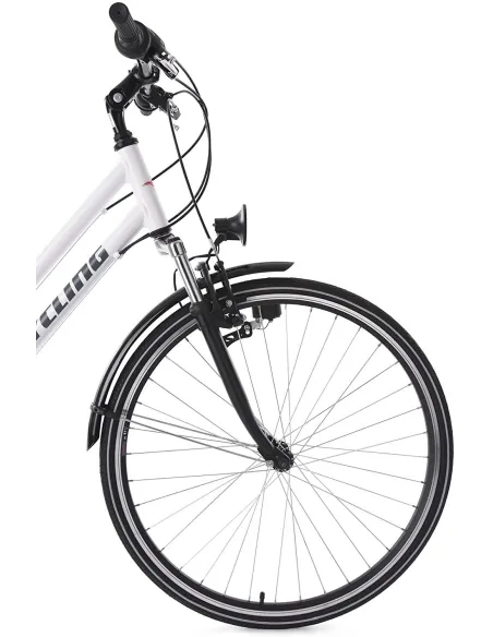 Rower Trekking Turystyczny Damski 28 ALU Światła