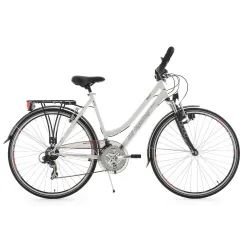 Rower Trekkingowy Damski 28 Bagażnik 21 Biegów