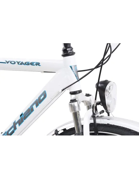 Rower Trekkingowy Męski 28 Turystyczny Światła ALU