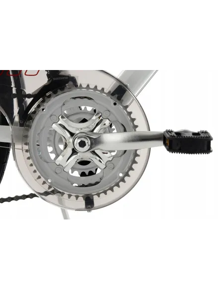 Damski Rower Trekkingowy 28 Turystyczny 21 Biegów Bagażnik Światła Błotniki