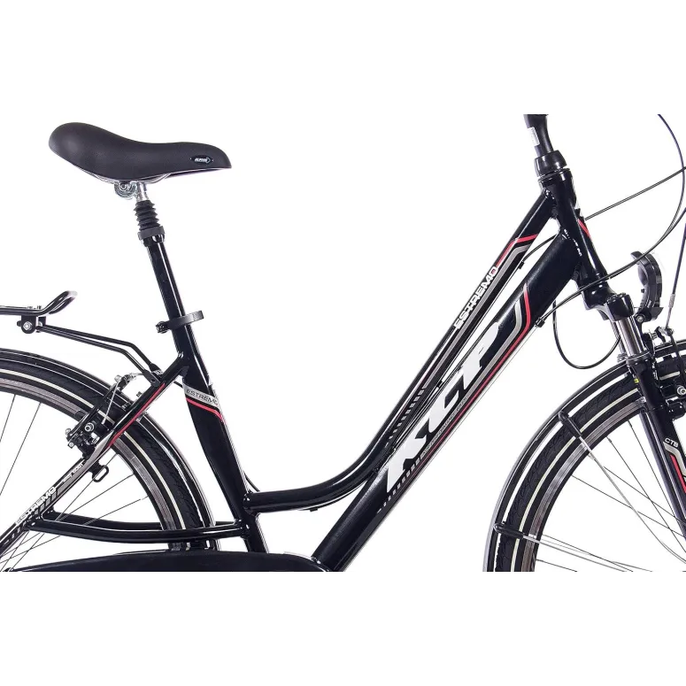 Rower Trekkingowy Damski 28 V-brake Bagażnik Oświetlenie Dzwonek Shimano