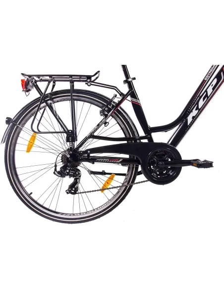 Rower Trekkingowy Damski 28 V-brake Bagażnik Oświetlenie Dzwonek Shimano