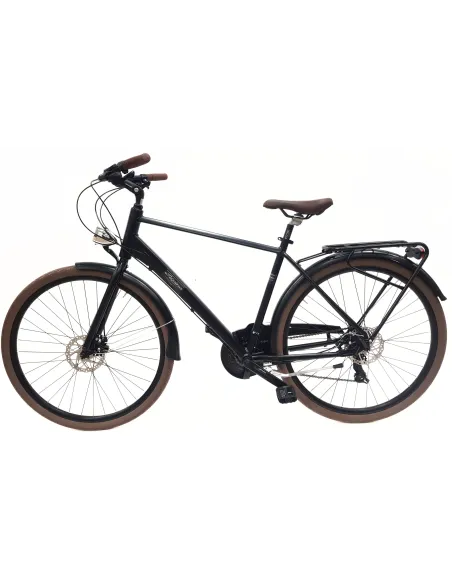 Rower Męski Miejski Koła 28" Aluminium Tarcze Oświetlenie Stopka Shimano