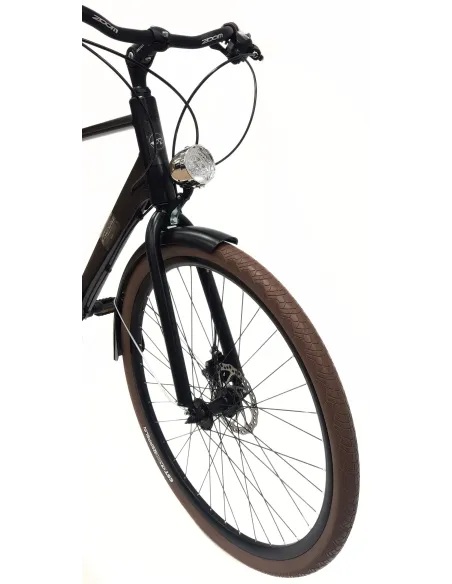 Rower Męski Miejski Koła 28" Aluminium Tarcze Oświetlenie Stopka Shimano