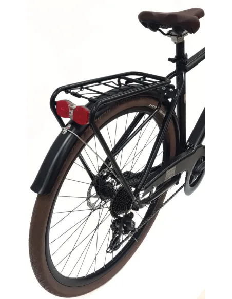 Rower Męski Miejski Koła 28" Aluminium Tarcze Oświetlenie Stopka Shimano