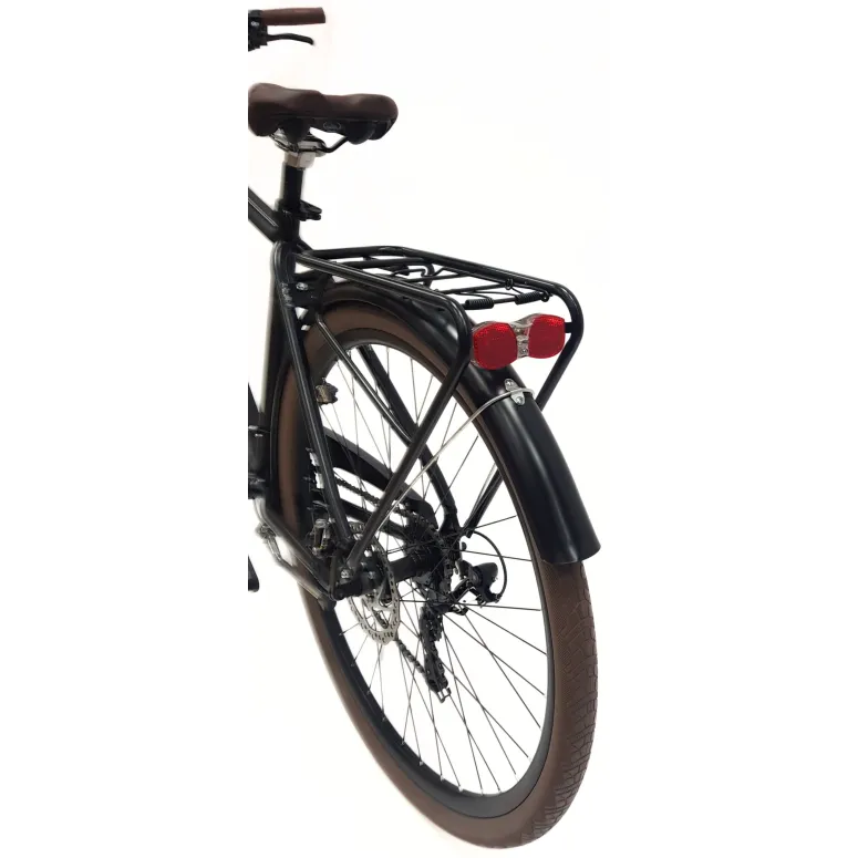 Rower Męski Miejski Koła 28" Aluminium Tarcze Oświetlenie Stopka Shimano