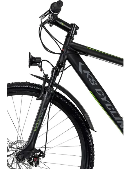 Rower Górski Męski MTB 29 Światła Błotniki Tarcze Mechaniczne Stalowy