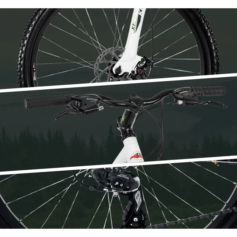 Terenowy Rower Górski 27,5 MTB Damski Męski Dzwonek Hardtail Tarcze Góral