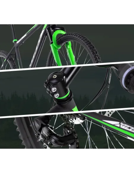 Młodzieżowy Rower Górski 26 Stal Amortyzacja Hamulce Tarczowe Hardtail