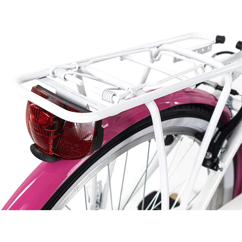 Dziewczęcy Rower Miejski 20 ALU 7 Biegów Światła - 4