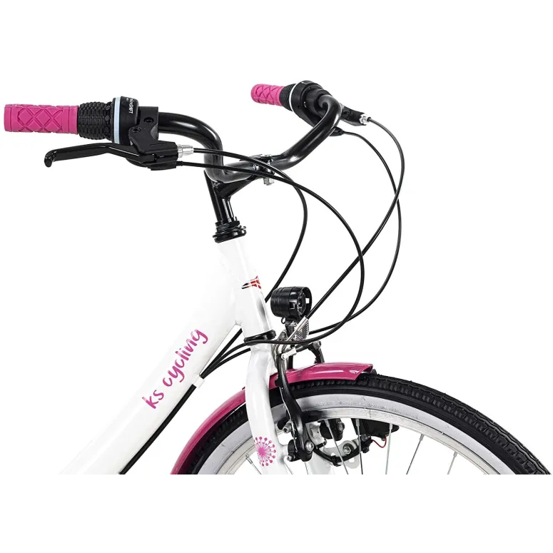 Dziewczęcy Rower Miejski 20 ALU 7 Biegów Światła - 10