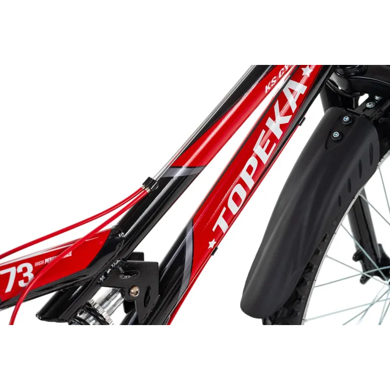 Rower Górski 26 Młodzieżowy Pełna Amortyzacja Błotniki Światła Dzwonek MTB