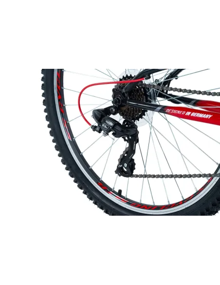 Rower Górski 26 Młodzieżowy Pełna Amortyzacja Błotniki Światła Dzwonek MTB