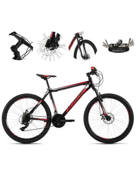 Rower Górski Męski 26 Hamulce Tarczowe MTB Shimano Góral Młodzieżowy