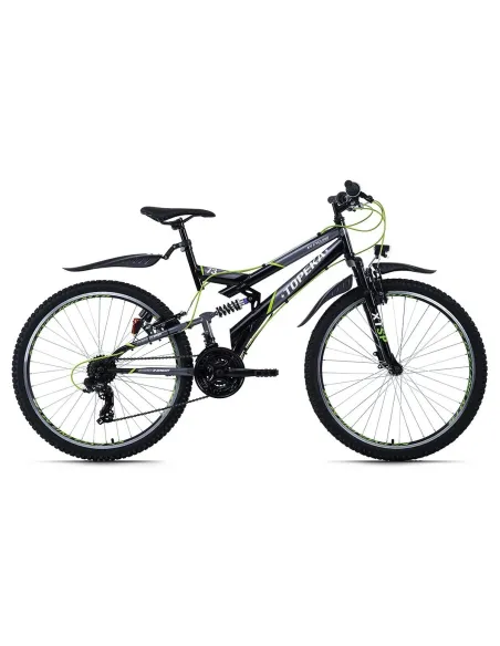 Rower Górski 26 Stal Młodzieżowy Full Amortyzacja Błotniki Oświetlenie MTB