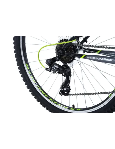 Rower Górski 26 Stal Młodzieżowy Full Amortyzacja Błotniki Oświetlenie MTB