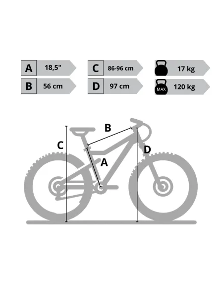 Rower Górski MTB 26" Saiguan Unisex Pełna Amortyzacja Dzwonek Odblaski