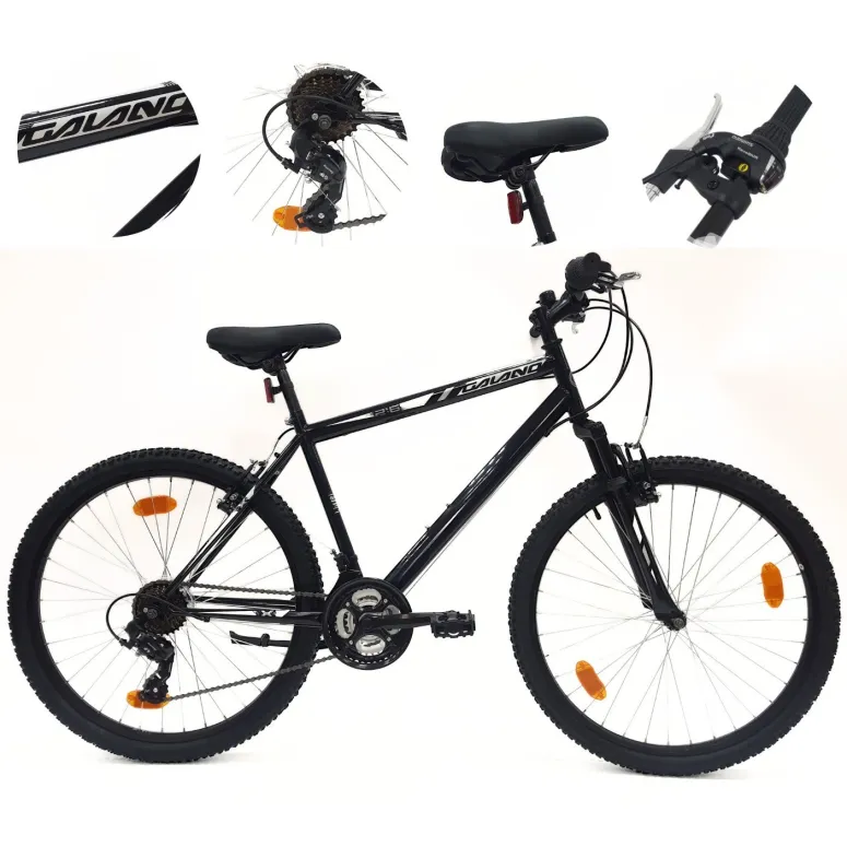 Rower Górski Uniwersalny 26 Młodzieżowy MTB Revo 21 Biegów Dzwonek Góral