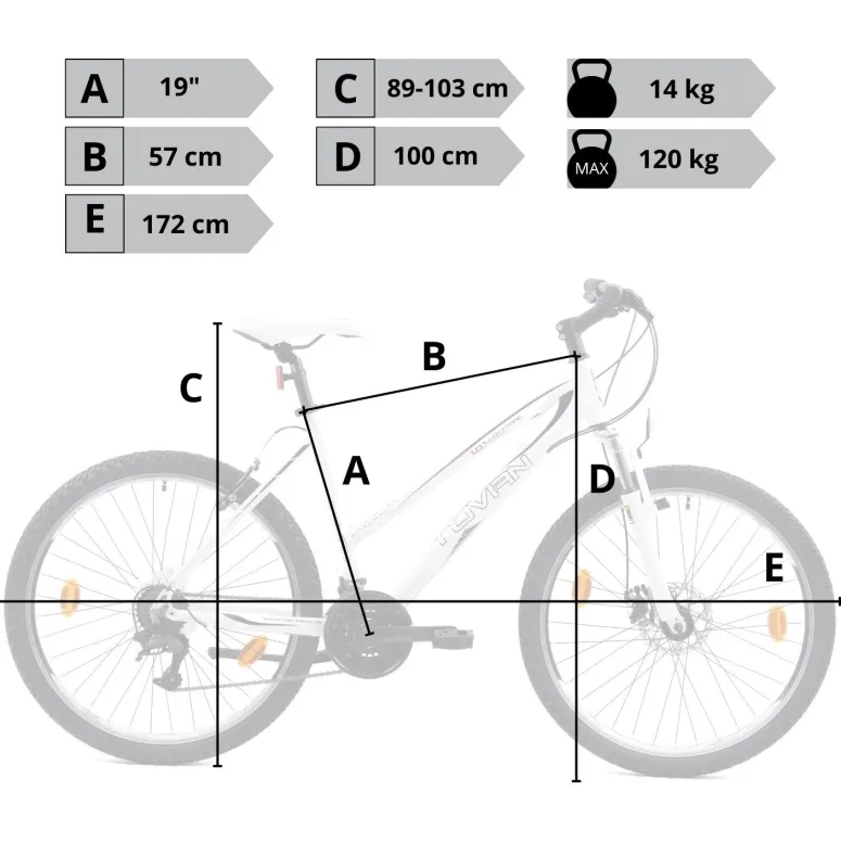Rower Górski Damski MTB Koła 26 Aluminium Shimano Lekki Młodzieżowy Tarcze
