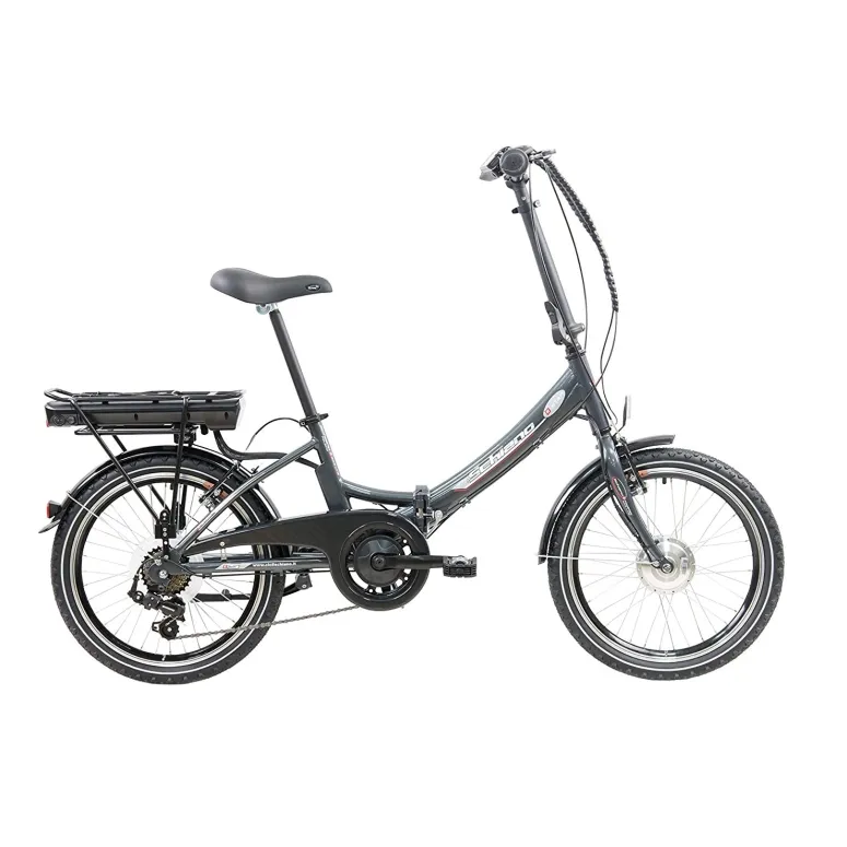 Składany Rower Elektryczny 20 Aluminiowy 7 Biegów