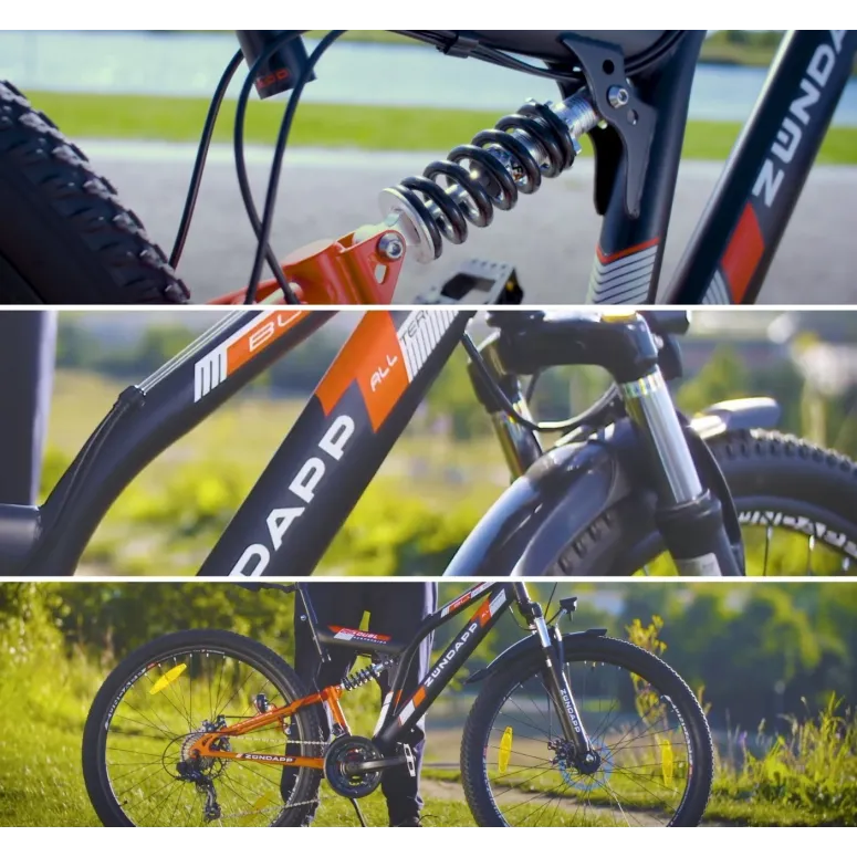 Męski Damski Rower Górski 27,5 Oświetlenie Hamulce Tarczowe MTB Stal Góral