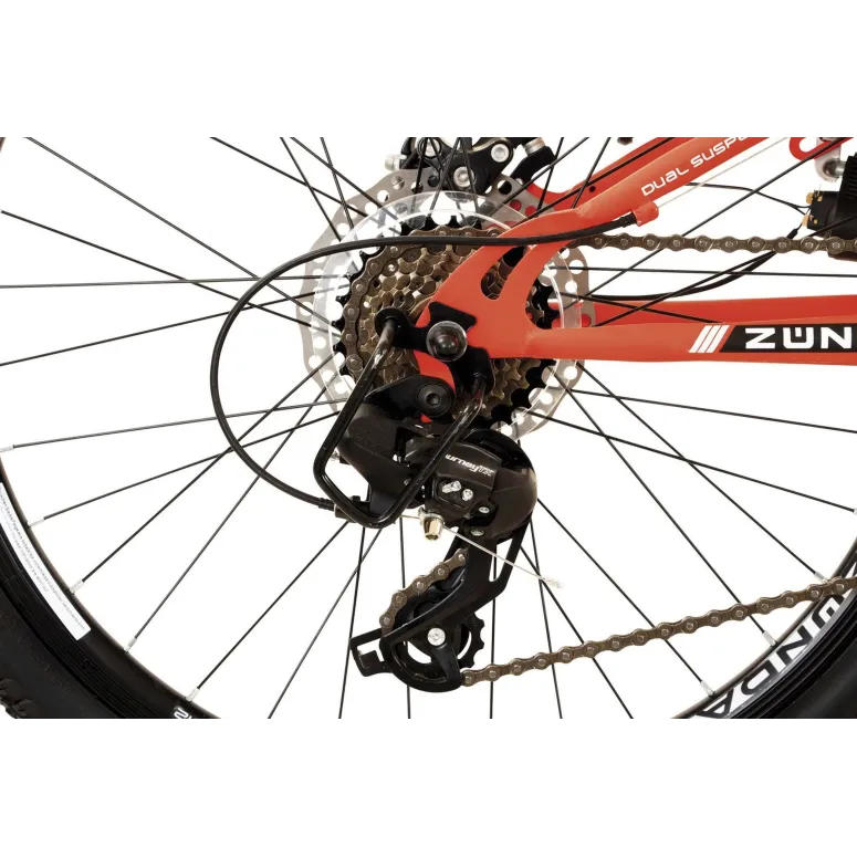 Męski Damski Rower Górski 27,5 Oświetlenie Hamulce Tarczowe MTB Stal Góral