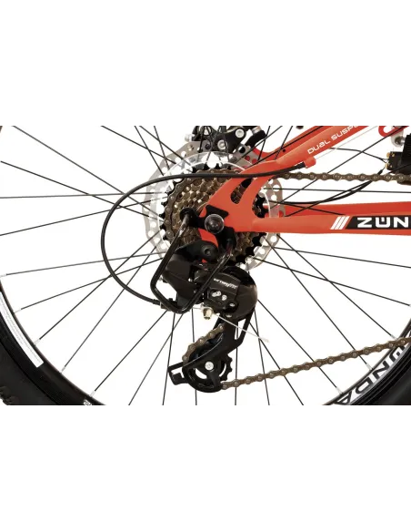 Męski Damski Rower Górski 27,5 Oświetlenie Hamulce Tarczowe MTB Stal Góral