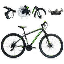 Rower Górski MTB Damski Męski Hardtail 29" RevoShift Tarcze Dzwonek Góral