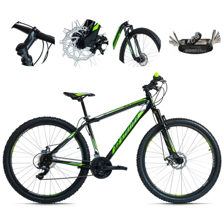 Rower Górski MTB Damski Męski Hardtail 29" RevoShift Tarcze Dzwonek Góral