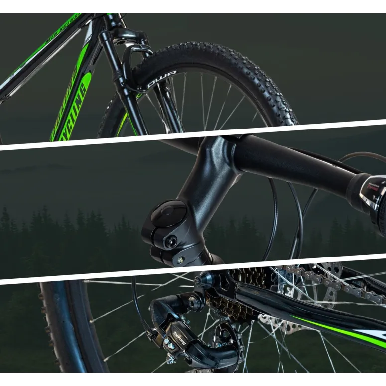 Rower Górski MTB Damski Męski Hardtail 29" RevoShift Tarcze Dzwonek Góral