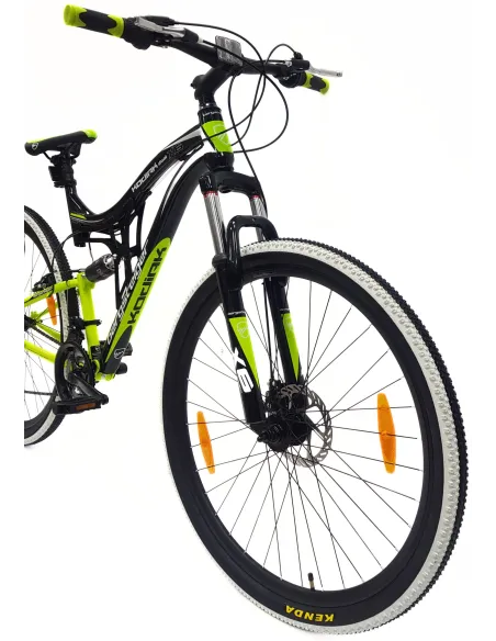 Rower Górski MTB 29" Tarcze V-brake Uniwersalny 21-biegów Pełna Amortyzacja