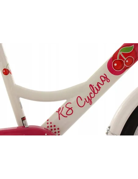 Dziewczęcy Rower Miejski Dziecięcy 20 Bagażnik