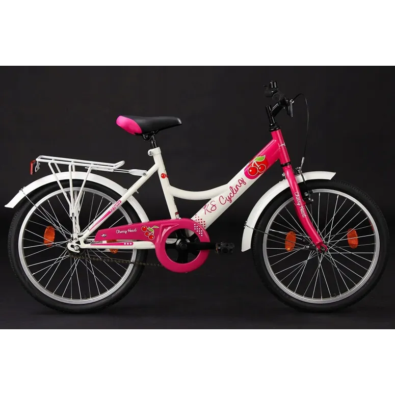 Dziewczęcy Rower Miejski Dziecięcy 20 Kontra 5+ Bagażnik Dzwonek Błotniki
