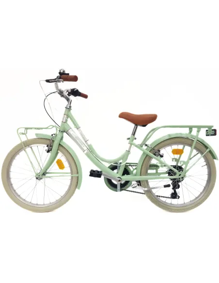 Rower Dziewczęcy Miejski 20 Dziecięcy Revo Bagażnik Dzwonek Odblaski Osłona