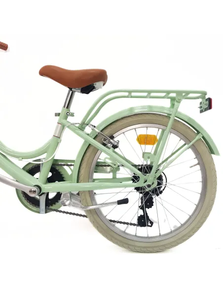 Rower Dziewczęcy Miejski 20 Dziecięcy Revo Bagażnik Dzwonek Odblaski Osłona