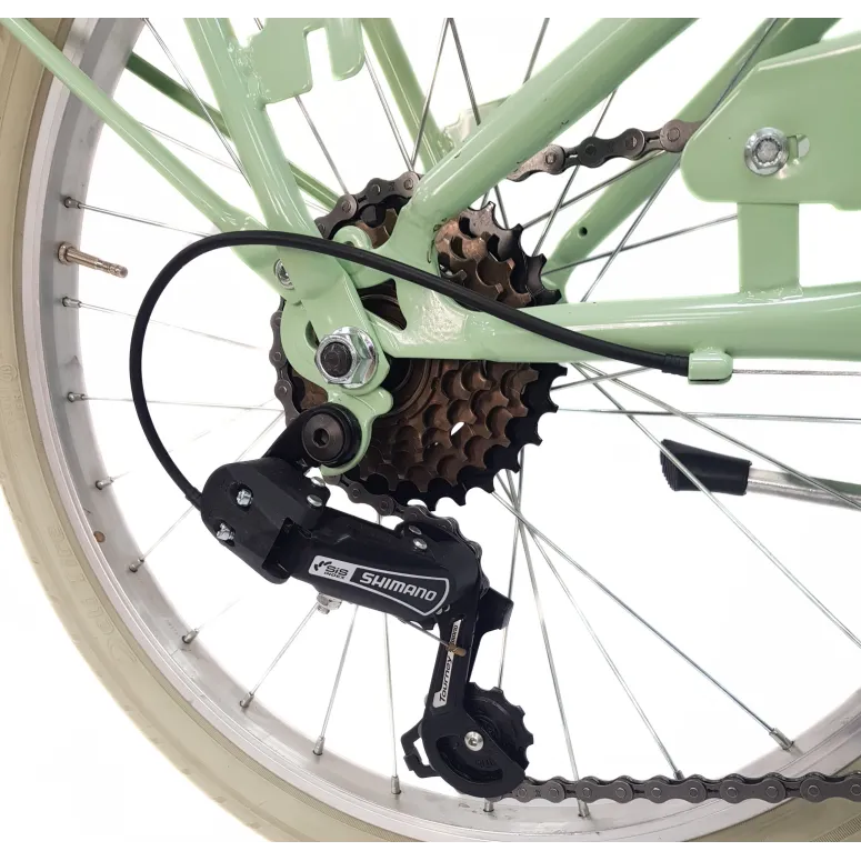 Rower Dziewczęcy Miejski 20 Dziecięcy Revo Bagażnik Dzwonek Odblaski Osłona