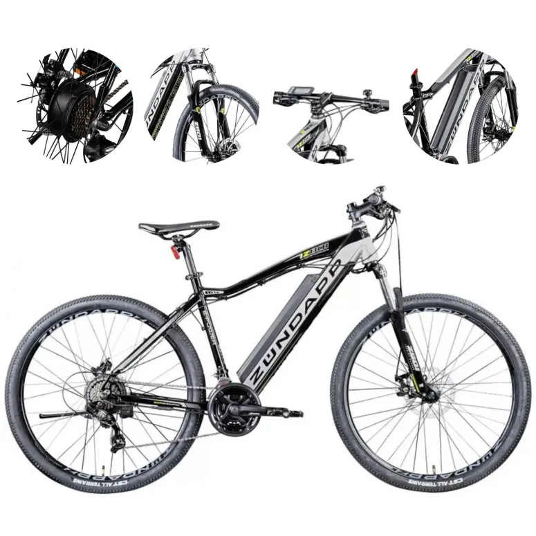 Rower Elektryczny Górski 27,5 Tarcze Mechaniczne ALU MTB 11,6 Ah