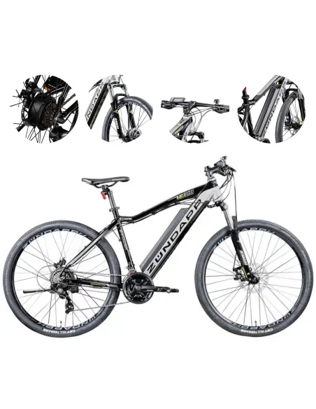 Rower Elektryczny Górski 27,5 Tarcze Mechaniczne ALU MTB 11,6 Ah