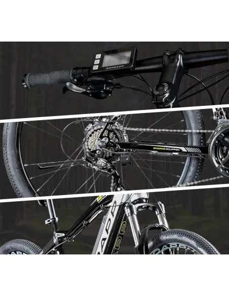 Rower Elektryczny Górski 27,5 Tarcze Mechaniczne ALU MTB 11,6 Ah