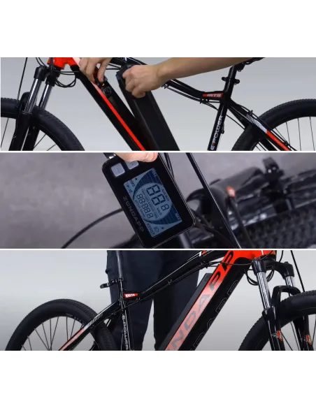 Rower Elektryczny Górski 27,5 Tarcze Mechaniczne ALU MTB 11,6 Ah